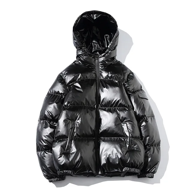 Winter Glossy Down Coat Wholesale Customize Women Thick Puffer Jacket Shinny Puff Jackets High Quality Feather Down Jacket