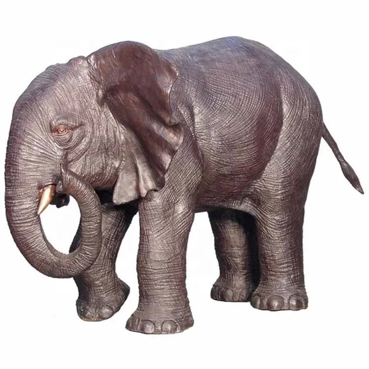 Large Size Metal Big Elephant Statue Cast Bronze Animal Elephant Sculpture