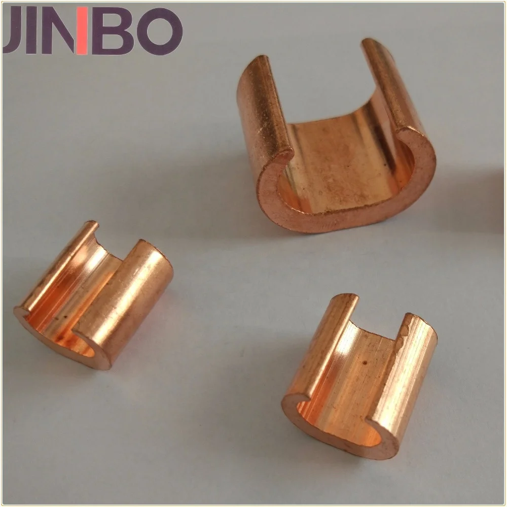 Heavy Duty Earthing Grounding C Type Wire Connection Clamp Electric Copper Cable Clamps