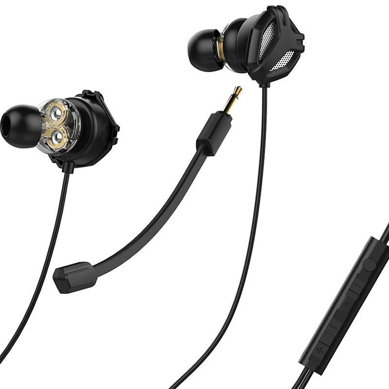 2021 Latest Technology Triple Drivers in Ear Headphones Wired Earbud Headset Earphone With Detachable Microphone