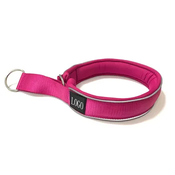 Personalized Adjustable Martingale Slip on Reflective Soft Eva Foam Neoprene Lined Dog Collar