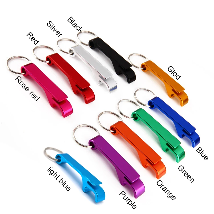 Custom Mini Bottle and Can Openers with Key Rings