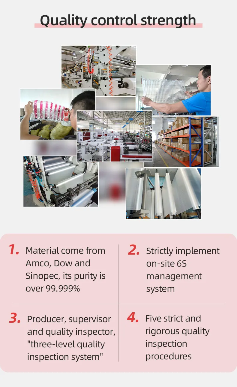 Air Column Bag Protective Package Inflatable Wrap Pack Bubble Bag