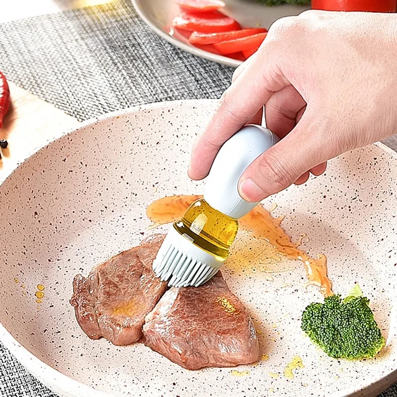 2 in 1 Silicone Dropper Measuring Oil Dispenser Bottle Set With ...