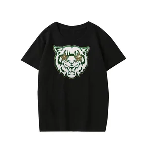 Customized Design Summer 100% Cotton Solid Color Boys T-shirts Breathable Summer Children Clothing