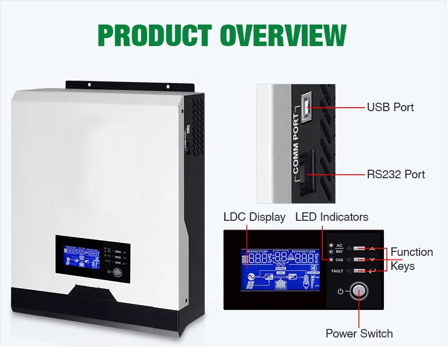 24v Dc To 230v Ac 3000va 3kva Off Grid Solar Inverter Pwm Controller ...