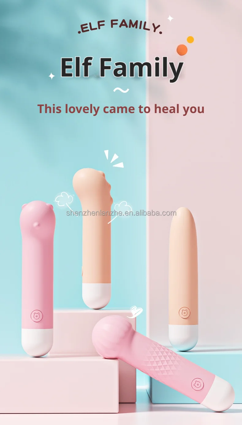 Amoura clitoral and G-spot bullet vibrator in silicone finish