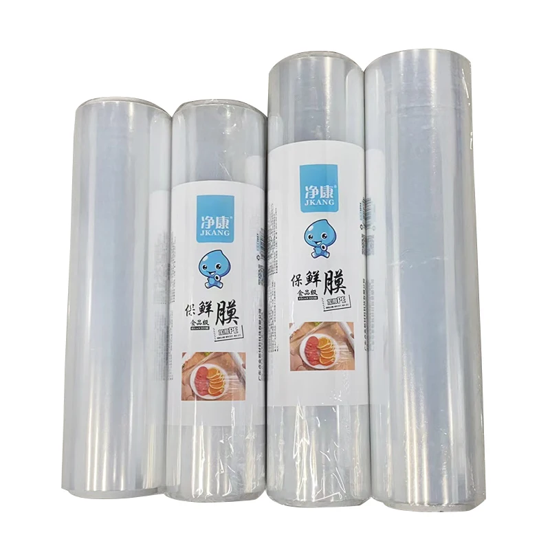 Food Packaging Plastic Cling Wrap Film Foodgrade 12 Micron Cling Film
