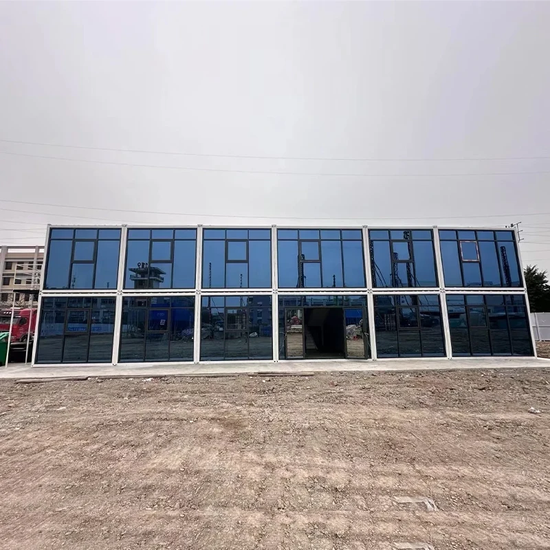 2 3 Story Modular Prefabricated Flat Pack Container House Multi Family Duplex Prefab Home for Bulgaria