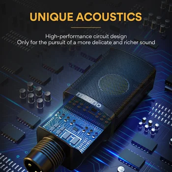 MAONO34mm大型ダイヤフラムコンデンサーXLRマイク録音スタジオ機器