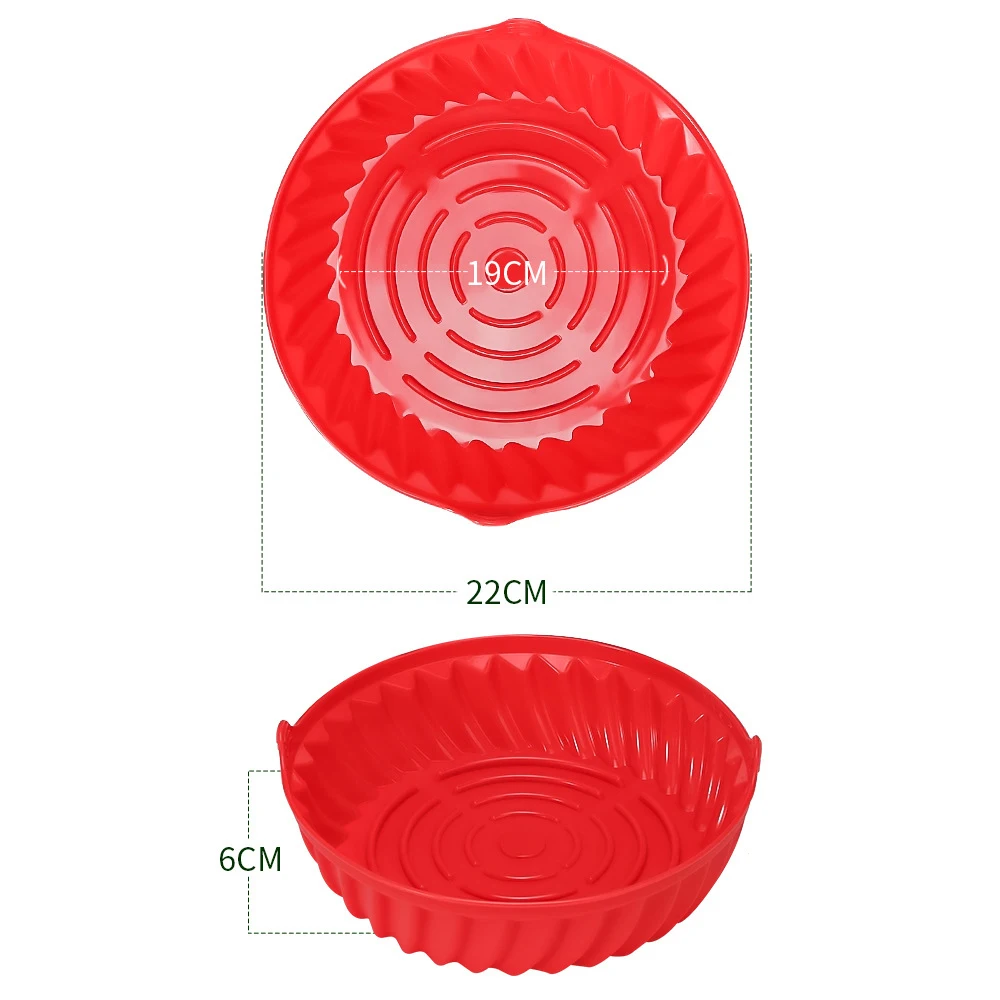 Silicone Air Fryer Liner With Buil in Divider (top ) Air - Temu