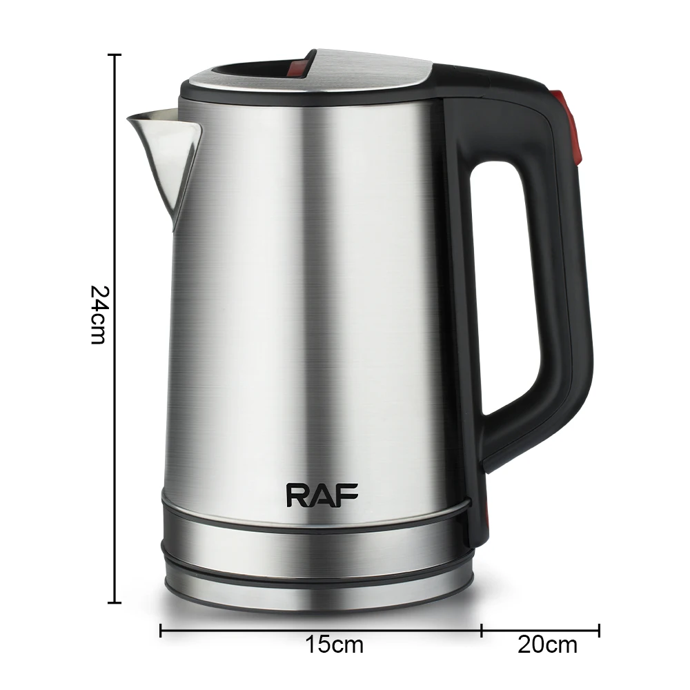 Raf Stainless Steel 2.3liter Cheap Price With 360 Degree Base Hotel