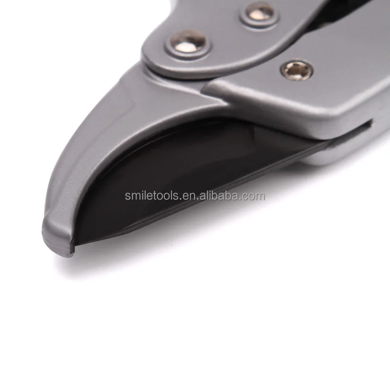 Pole Pruner Hydroponic Scissors Curved Blade And Ergonomic Grip Ratchet