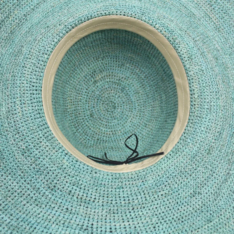 Новое поступление натуральная мадагаскарская соломенная шляпа из рафии церковные шляпы для женщин и девушек высокое