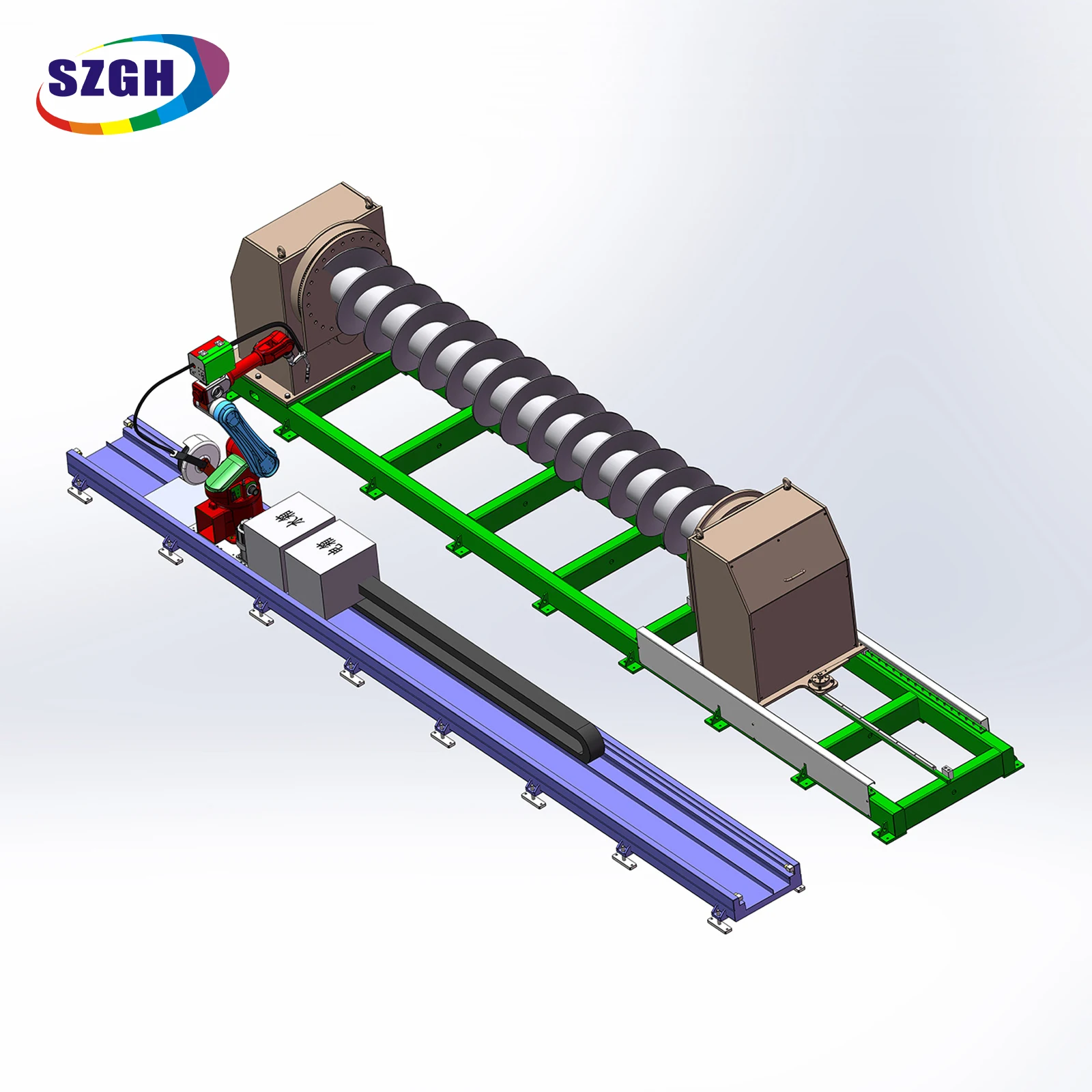 High-Speed CNC Welding Robot Arm Hydraulic Cylinder Laser Cutting Robot Welding Machine Positioner Featuring Core Motor