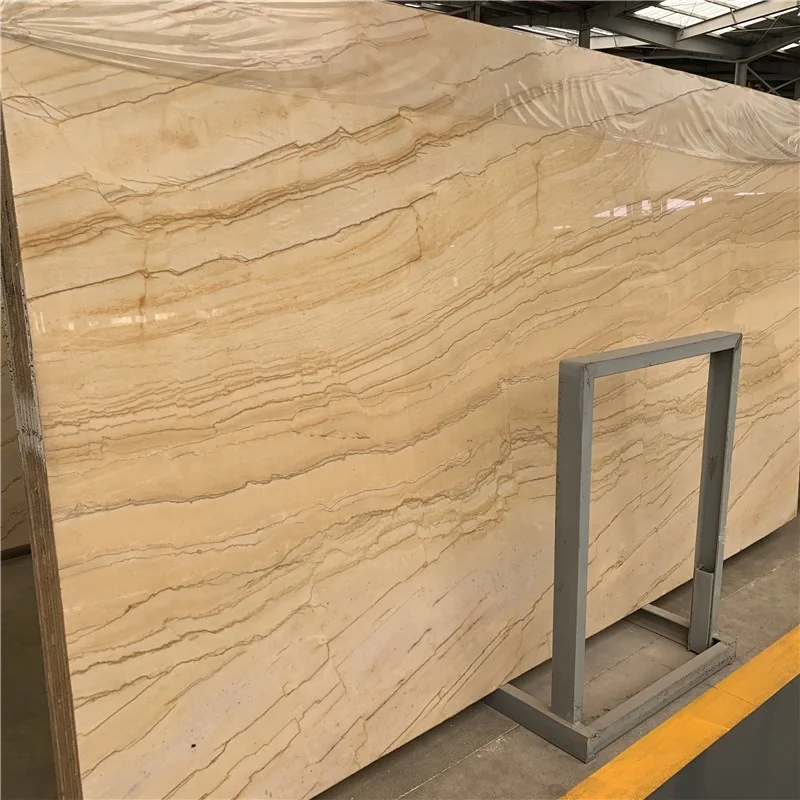 product wholesale natural cheap top quality best price china yellow polished golden flooring tile yellow home table marble-4