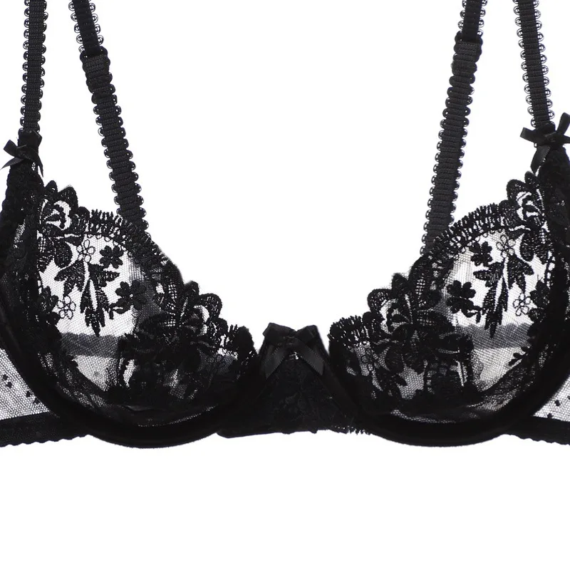 TY087BP sheer lace brief close view