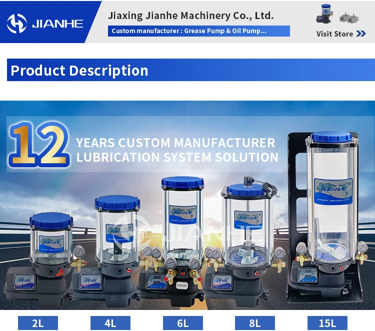 Dbs4l24v Electric Grease Pump 16 Outlet Automatic Grease Pump