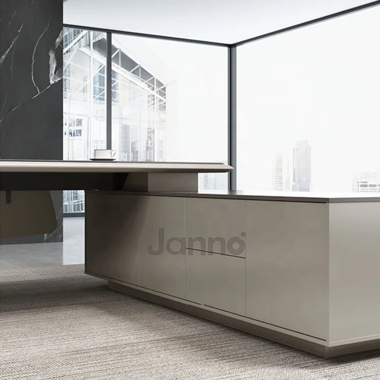 Desktop Computer Workstation High End Modern Style Office Desk