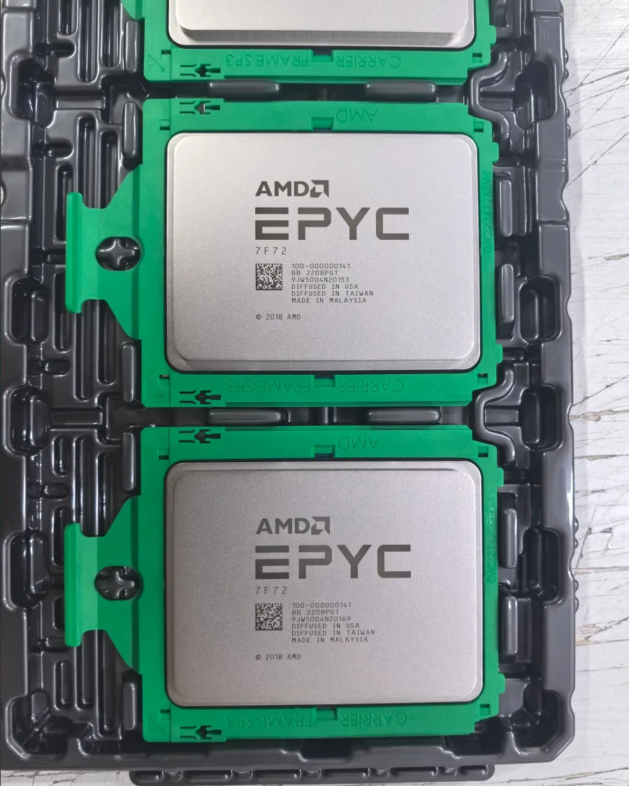 AMD EPYC 7F72 3.2GHz 192MB ラストレベルキャッシュ AMD EPYC 7F72 Unlock 24C 3.2GHz 3.7GHz 192MB Socket SP3 240W