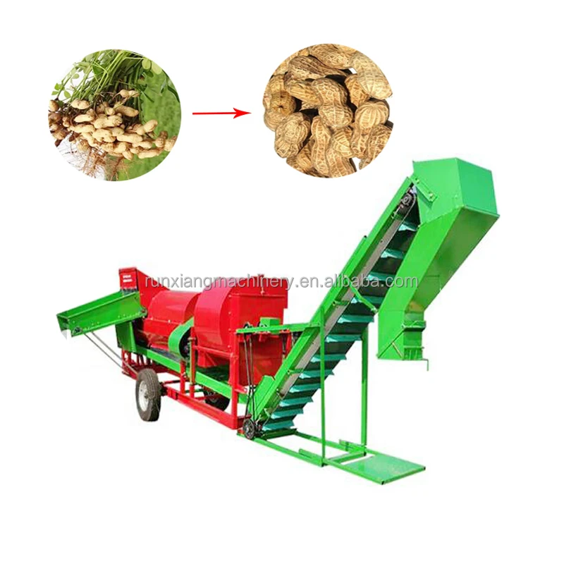 Groundnut Threshing Machine Earthnut Picker Harvester Earth Pea Picker Peanut Picking Machine