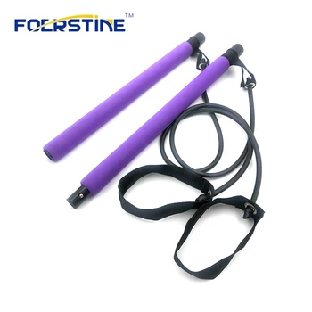 2021 Hot Selling Wholesale 103cm Pilates Stick Portable Yoga Pilates Exercise Bar Equipment