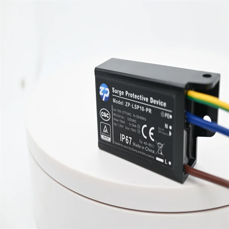 10Ka 10Kv Voltage Protector Ac Parallel 277Vac Surge Protector Ac for Commercial Light