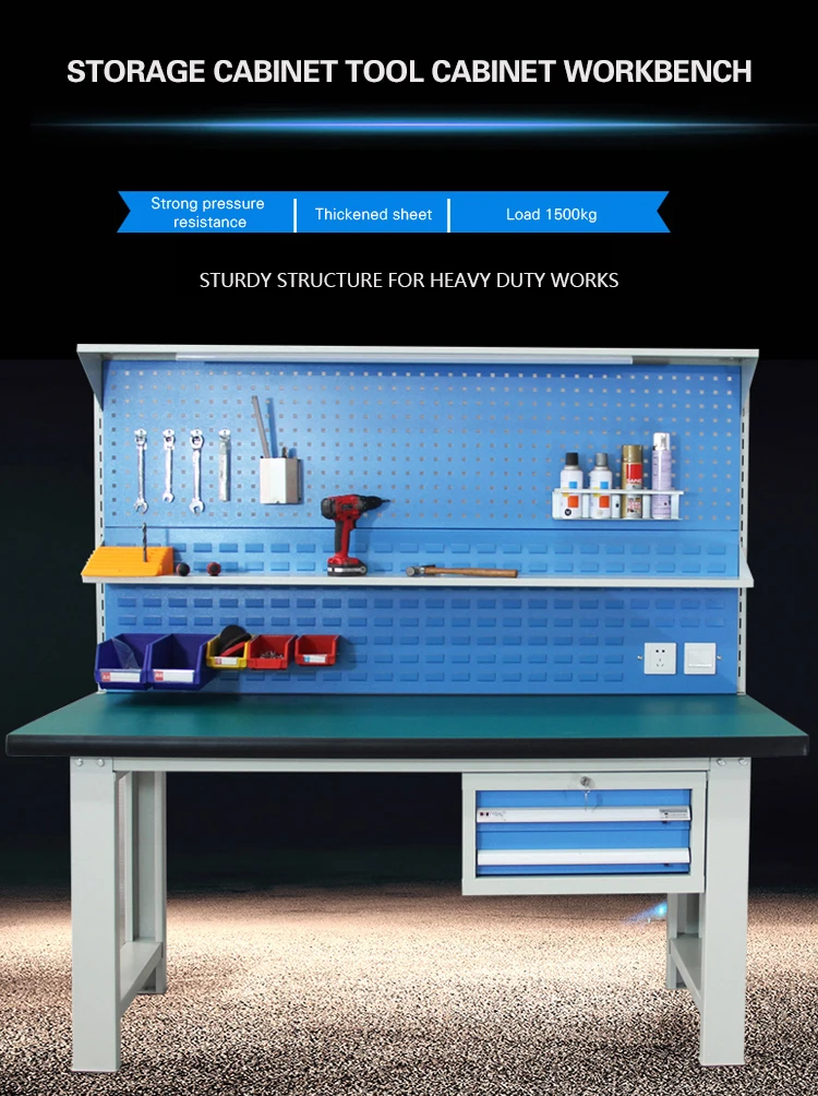 Modern Designed Garage Metal Workbench Steel Drawer Worktable Buy