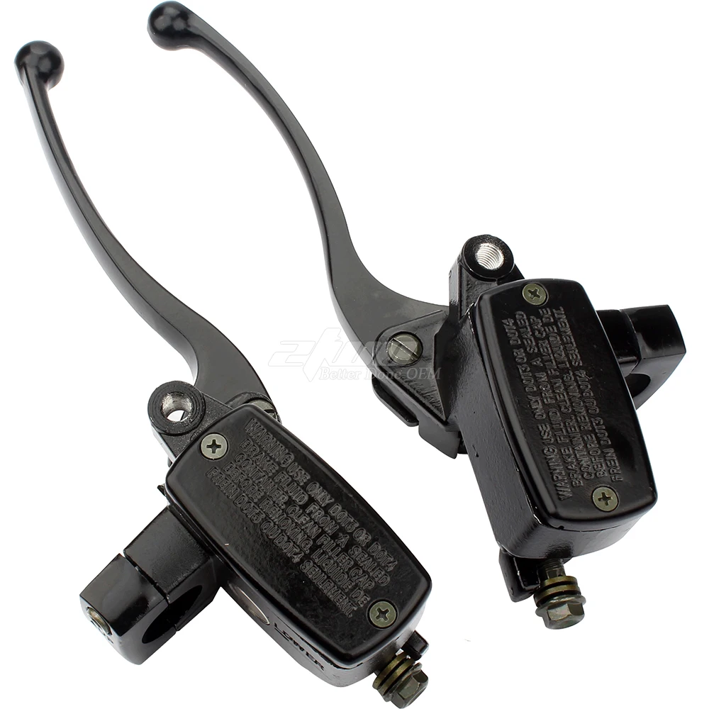 Главный цилиндр тормозной муфты мотоцикла Honda CB400 7/8-1/8, черный, левый или правый, 1992 дюйма, 22 мм или 1998 дюйма, 25 мм