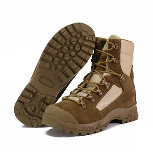 Hanagal Factory OBM ODM Custom Selling Suede Leather Tactical Combat Style Mens Shoes Upper for Men Ankle Boots