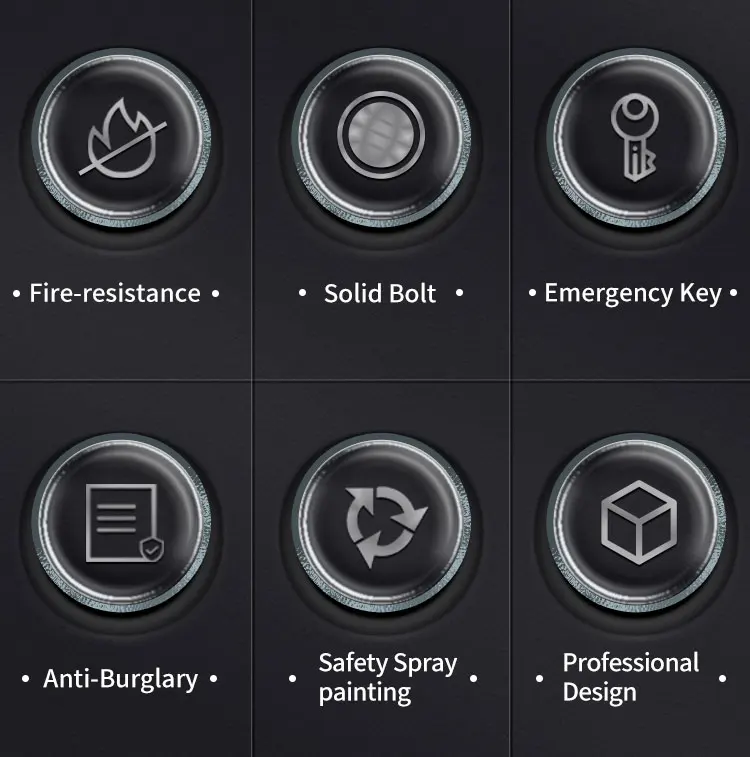 CEQSAFE High Strength Fire Proof Security Safes Home Dimensions Waterproof Key Cabinet Money Safety Box Lock Fireproof Safe factory