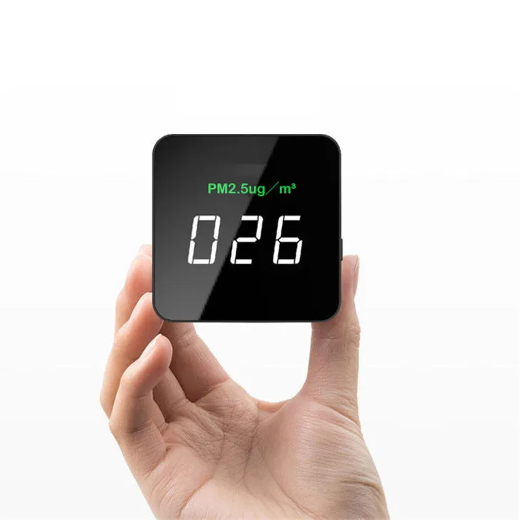 OEM завод черный фиксированный внутренний монитор качества воздуха цифровой ЖК pm2.5 pm10 воздуха/Газа/fo детектор углекислого газа ppm CO2