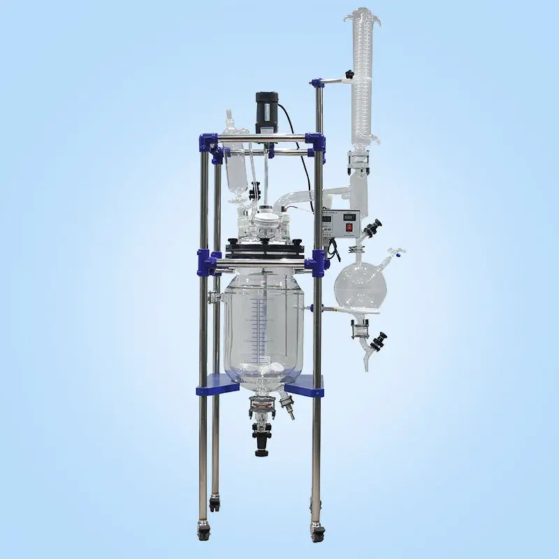 Easy Using Bioreactor Cooling Reactor Vessel Jacket Stirred Separation
