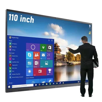 Digital Whiteboard With Integrated Camera Smart Board Interactive Flat Panel Boards 86 Inch Teaching Smart Board