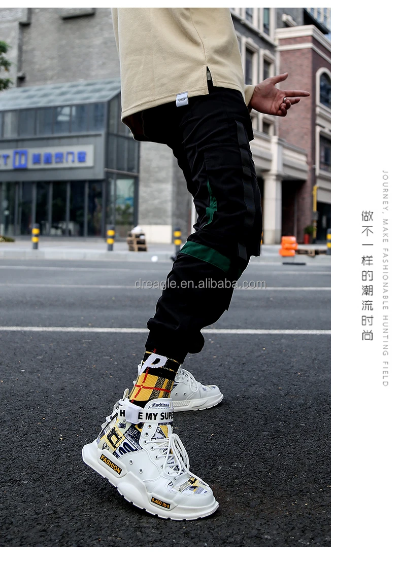 Men's High-Top Casual Sneakers - Trendy Sports Shoes main image 1