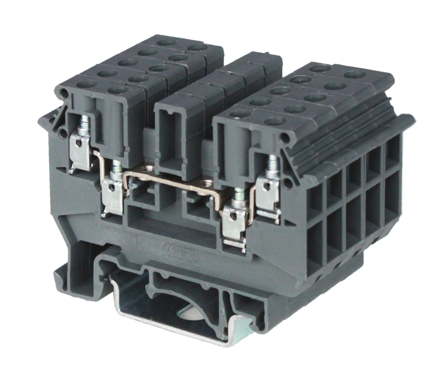 Din Rail Mounted Terminal Block Electrical Screw Terminal Block Wire ...