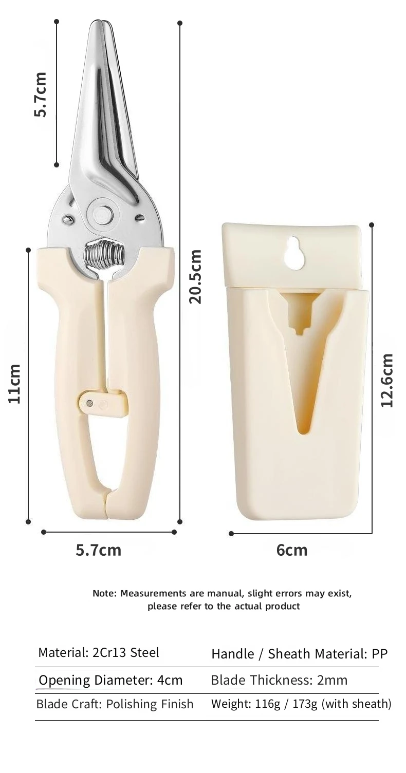 Sharp stainless steel scissors