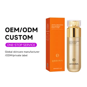 Wholesale Beauty Crystal Clear Skin Care Product Lotion Vitamin E Facial Serum Hydrating Moisturizing Face Brightening Toner