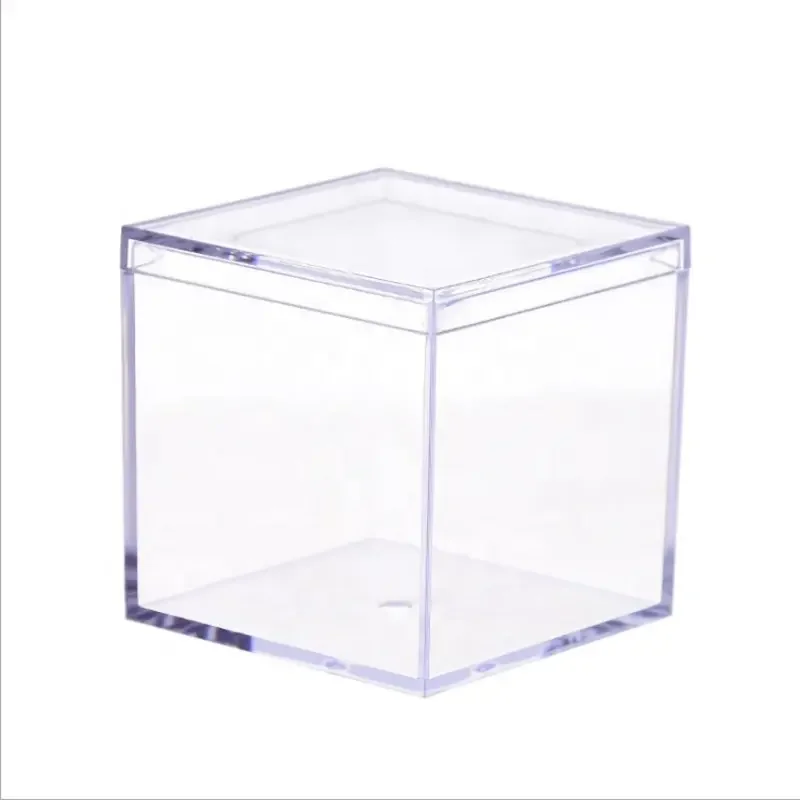 Acrylic Clear Box with Lids Transparent Square Containers Candy