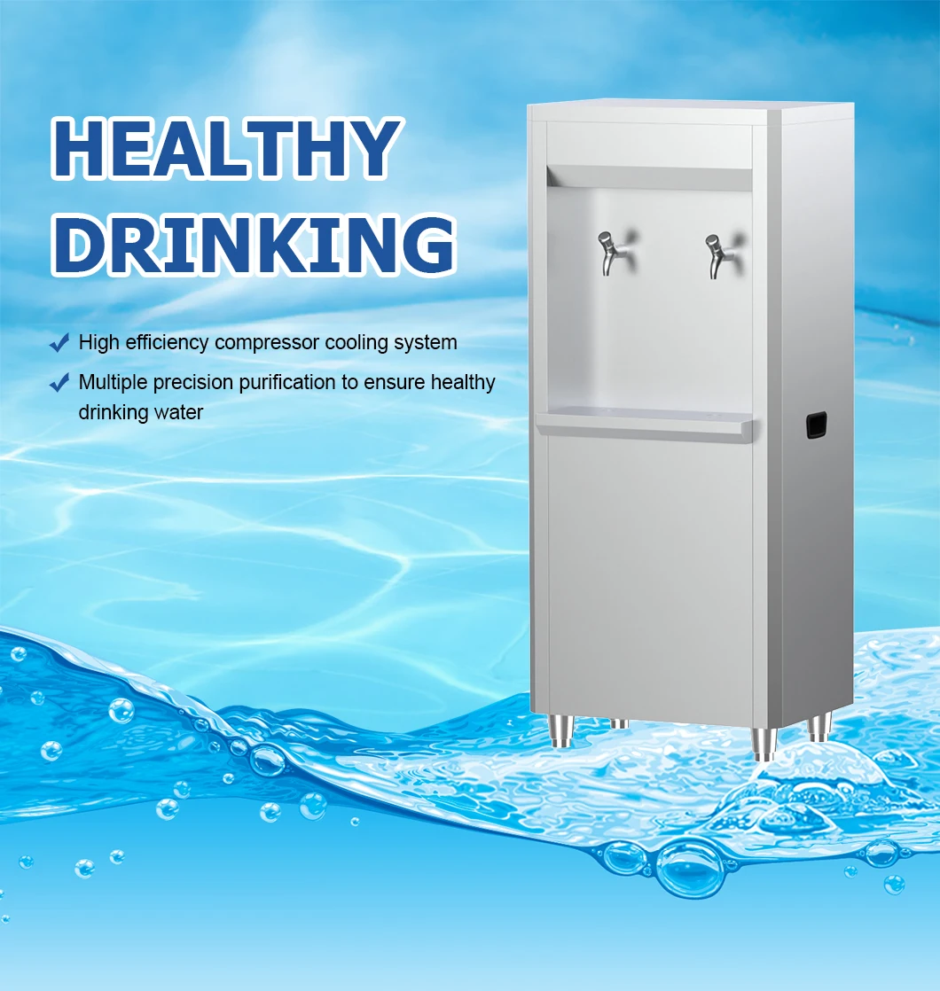 Large Output Capacity Freestanding Water Cooler Instant Cooling System Cold Water Dispenser Faucet Dispensador De Agua factory