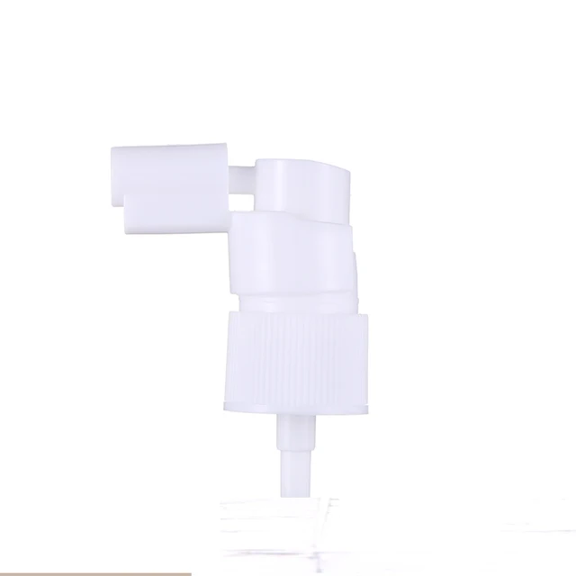 White plastic Long mouth nasal sprayer for PP Plastic  Non Spill Sprayer For Bottle 18/410 20/410
