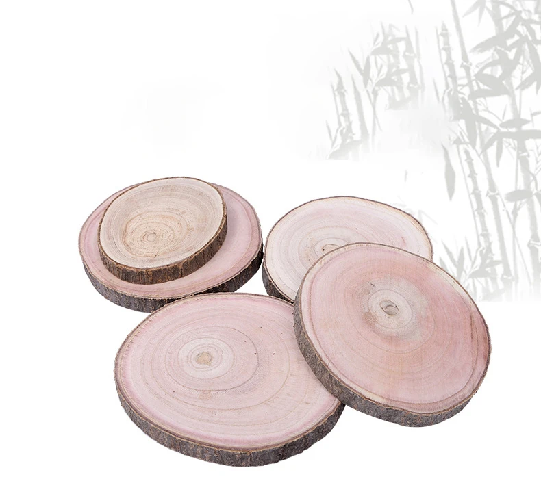 unfinished rustic wood slices s for