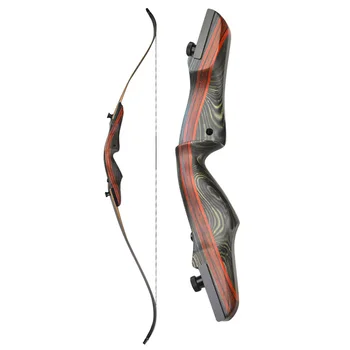 Arc Long Traditionnel Démontable HNZMDY – 62/64 Pouces – 20-50 Lbs – Bois – Chasse/Cible