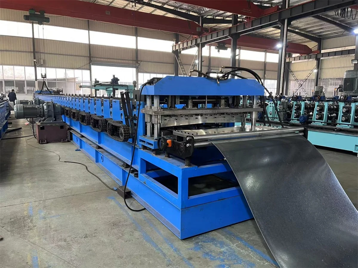 Automatic Cassette Type Deck Flooring Roll Forming Machine Steel Metal Decking Essential Gear Engine Bearing Motor Pump