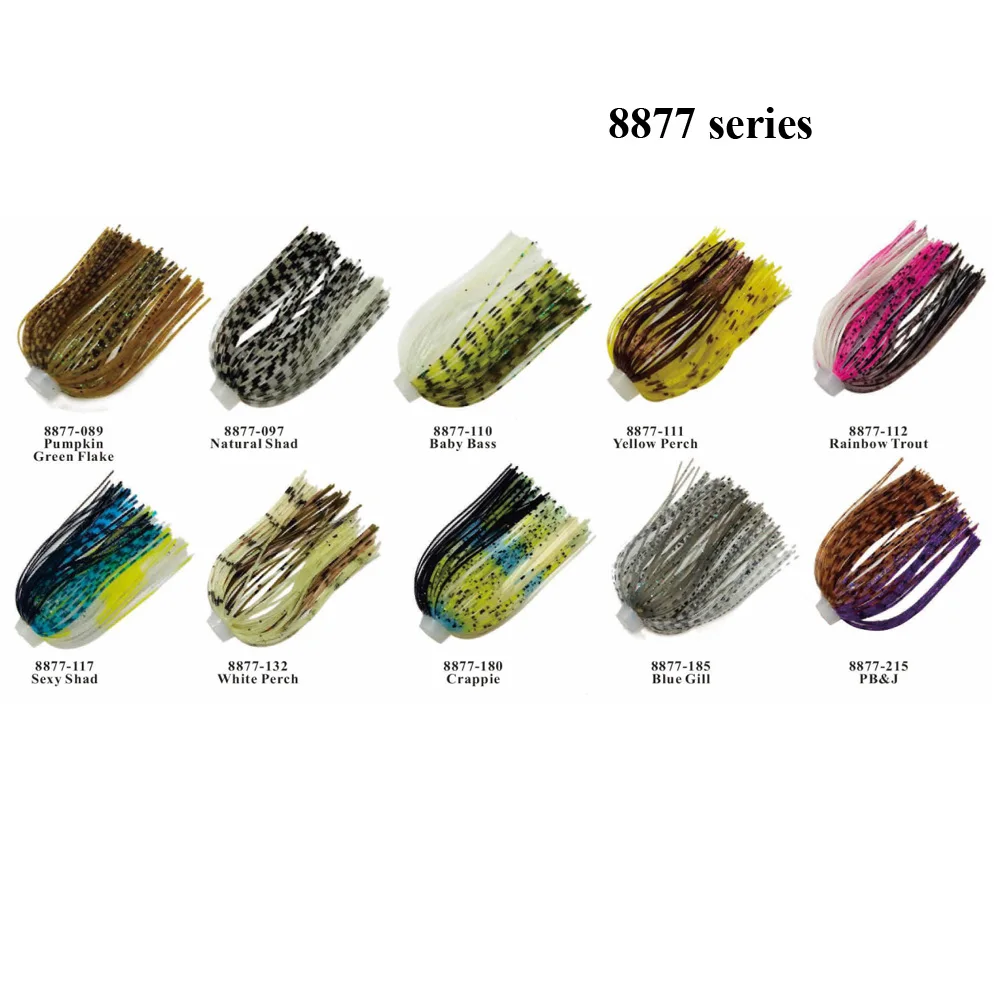 Silicone Fishing Skirts Diy Rubber Fishing Jig Lures Fishing Bait   H54a3afd45b2344f8aa45d5e97969991ct 