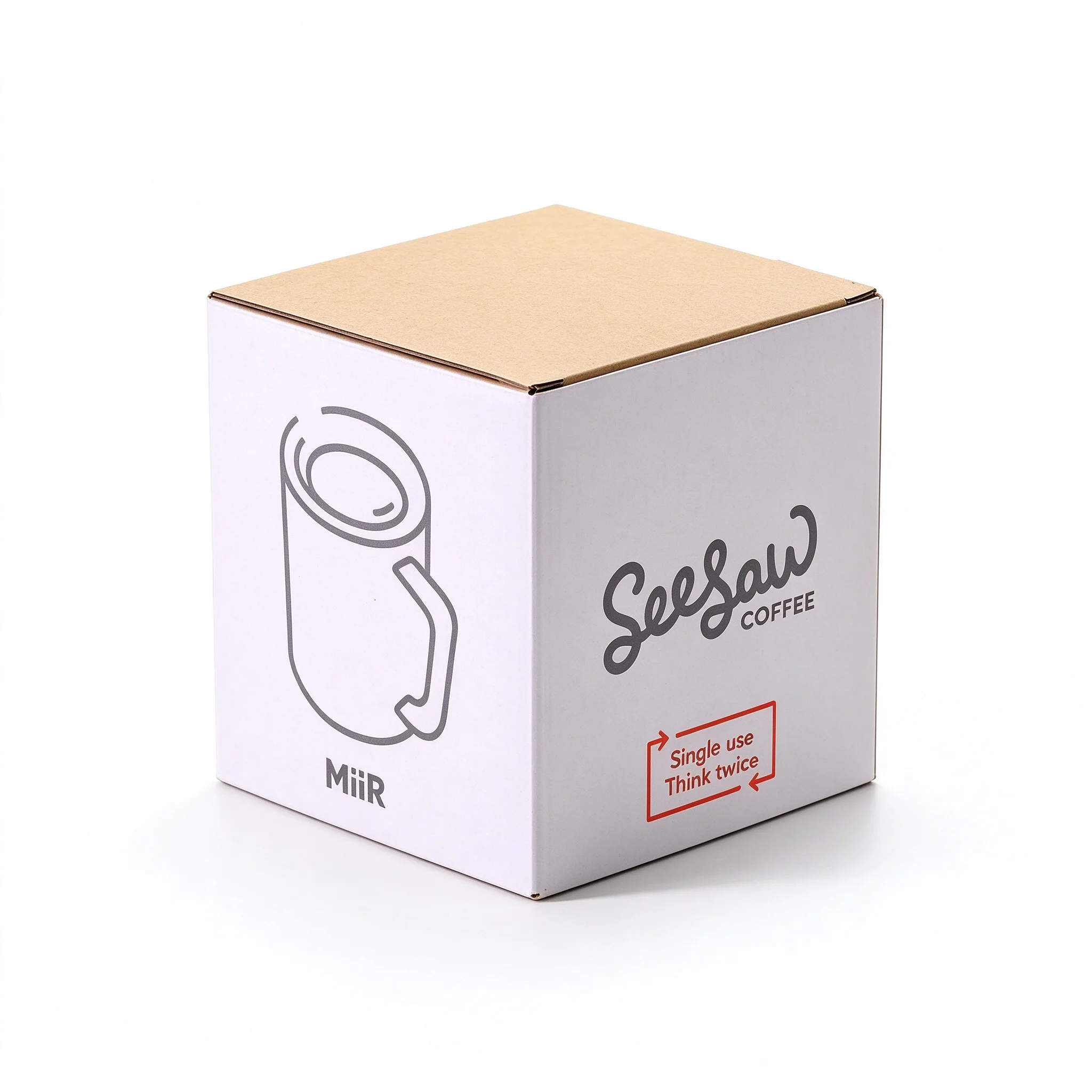 Custom Printed Product Corrugated Paper Tuck Top Gift Boxes Drip Bag Coffee Packaging Box with Snap Lock Bottom