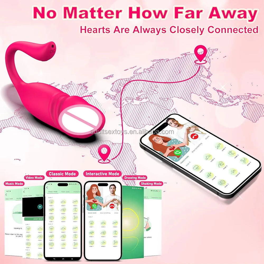 Realistic Thrusting Dildo App-Controlled Vagina Anal Clitoral Vibrator  Couples Sex Game Panty Vibrator Sex Toys for Woman
