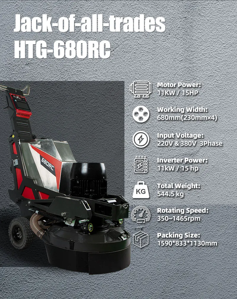 680mm Automatic Remote Control Driveway Sidewalk Cement