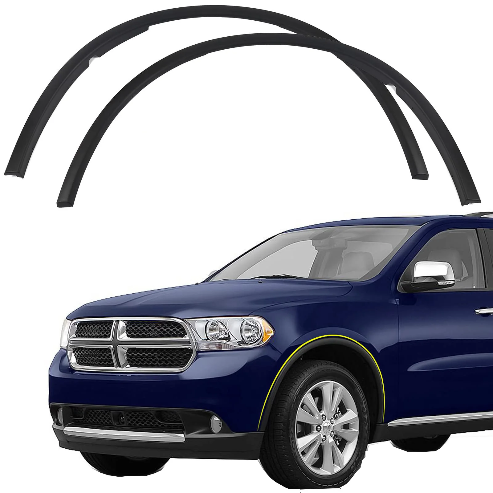 High quality Car parts Wheel Arch Trim With Accent Color for Durango 2011-2020 CH1291112 57010620AD/57010621AD