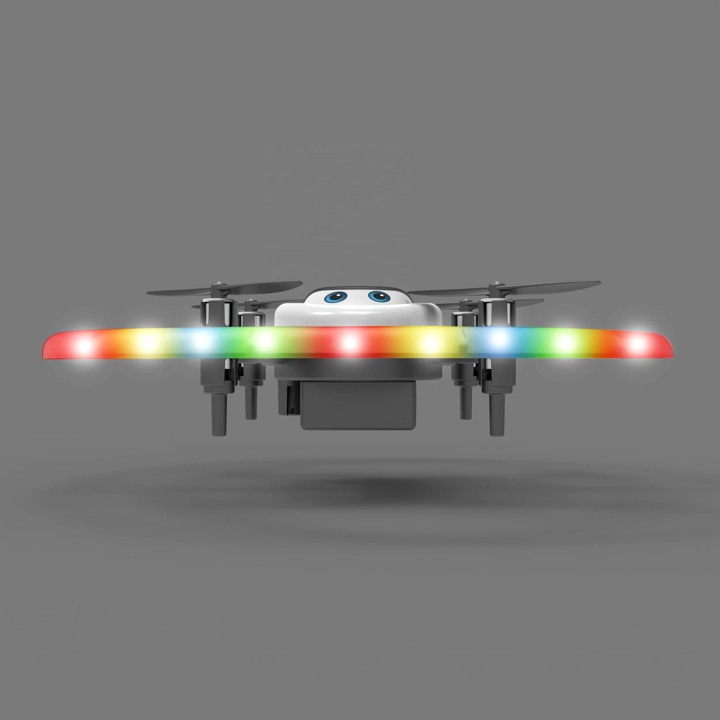 DWI Dowellin New RC Flash Light Drone Rotating Mode Stunt Flying Aircraft Cool Drone Light Show